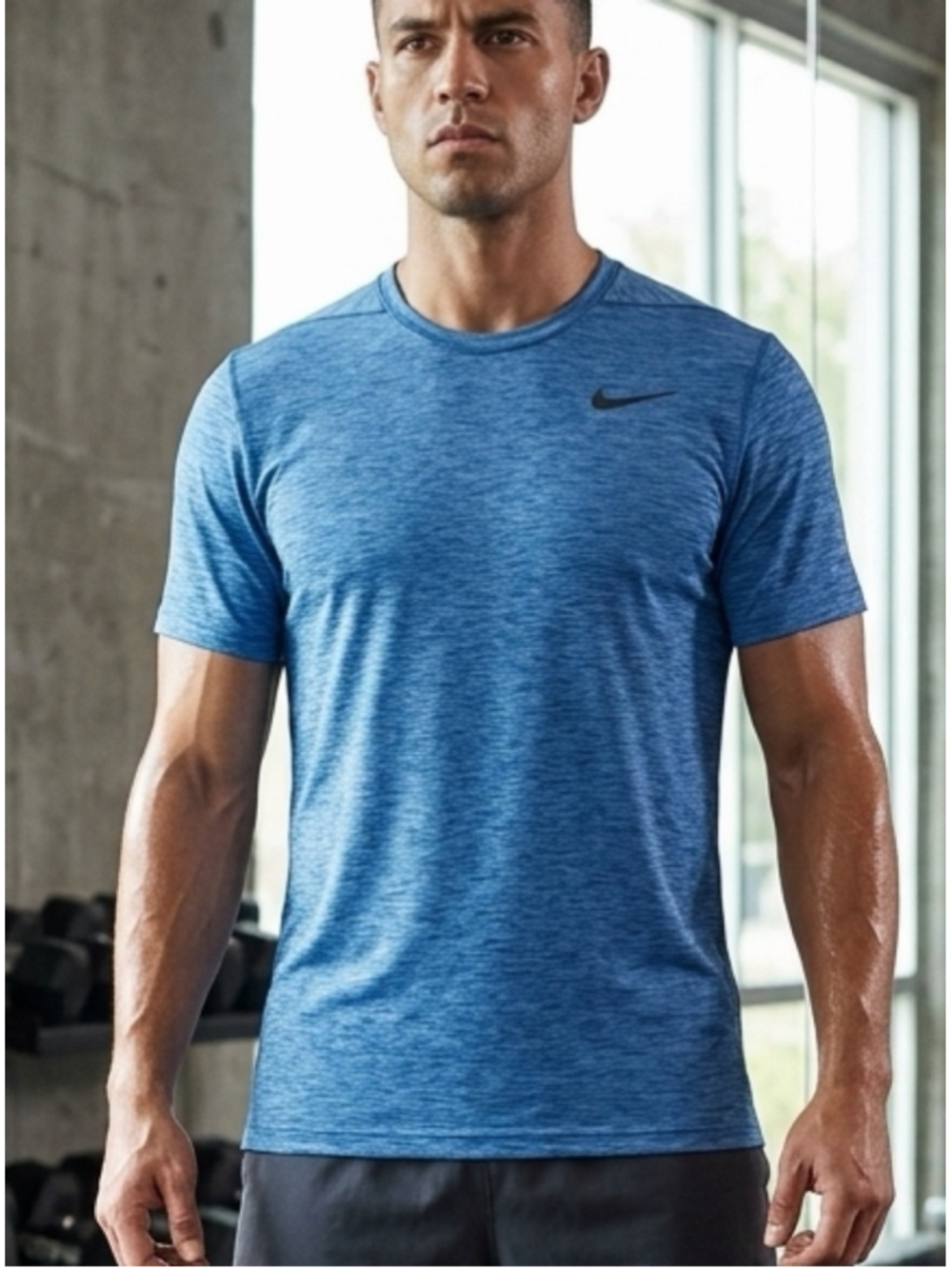 Nike Dri-FIT Short Sleeve Tee Shirt Blue Men’s Size M. 2070